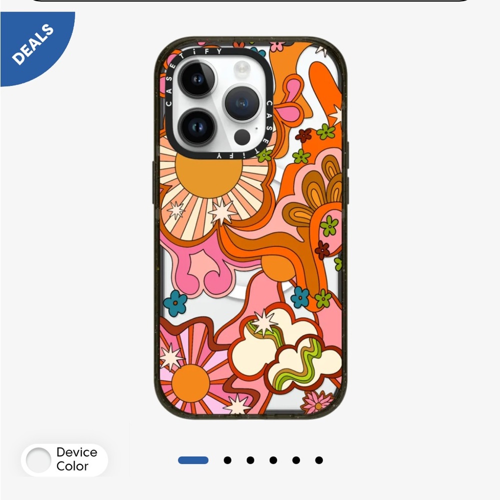 Casetify - Seventies Psychedelic by Illustrated by Charlie